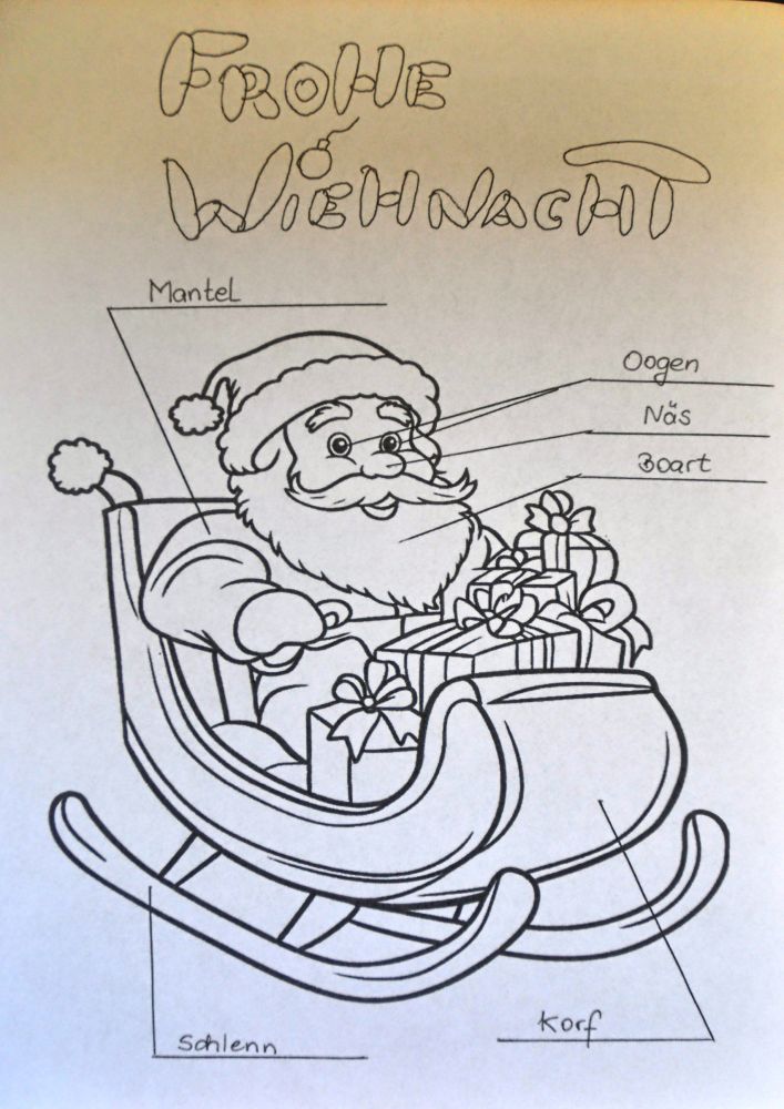 frohe wiehnachten mit loesung